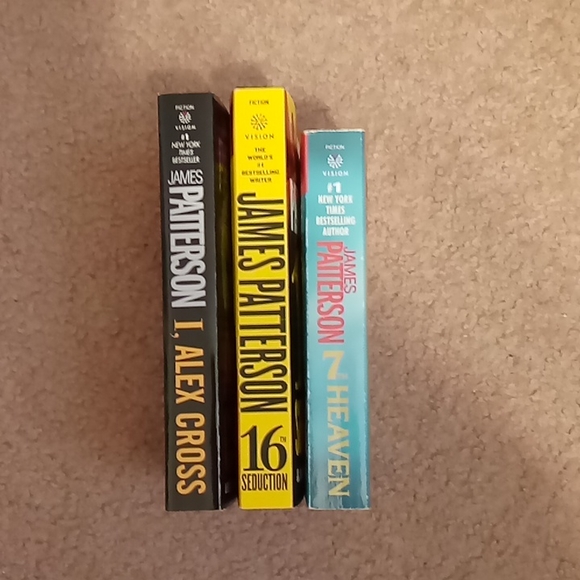 James Patterson set of 3 - Picture 2 of 5